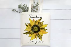 Sunflower Sublimation | Leopard Sunflower | Sunshine Product Image 2