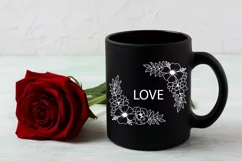Flowers Svg, Floral Corner Svg, Floral Border Svg Product Image 2