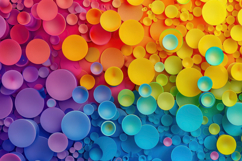 Colorful Circles Background Wallpaper Product Image 1