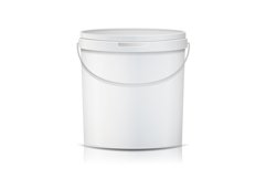 Realistic Bucket Vector. Template Bucket Container. Product Product Image 1