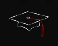 Rhinestone Graduation Cap SVG Template File Product Image 2