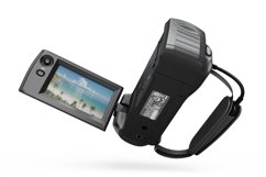 Full HD Camcorder Sony HDR CX240 Mockup Product Image 12