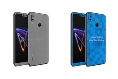 Huawei P20 Lite Vinyl Skin Design Mockup 2018 Front-Back Ang Product Image 2