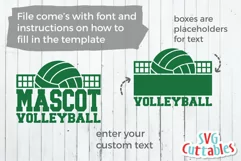 Volleyball SVG | Volleyball Template 0034 | Shirt Design Product Image 4
