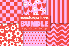 Valentine Digital Papers Love Pattern Bundle Product Image 1