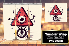 STYLISH 20oz Tumbler Wrap Design , Monster Product Image 1