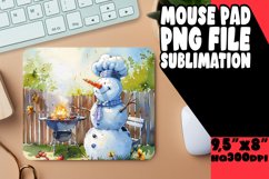 Sunny Snowman Splash: Beachy Sublimation PNG Product Image 1