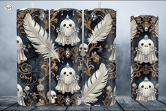 4 Halloween Tumbler Wrap Sublimations, 20 oz Product Image 5