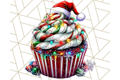 Christmas Cupcake PNG Clipart, Cute Food PNG, Holiday Treat Product Image 5