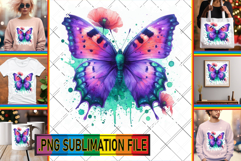 Sweet TSHIRT Gift Ideas PNG, Butterfly Product Image 1