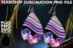 Joyful Teardrop Earrings Gift Ideas, Pattern Product Image 1