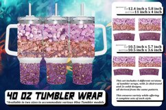 Shimmering Flower Leopard Sublimation 40oz Product Image 1