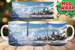 XMAS WINTER DREAM Sublimation 11oz 15oz Product Image 1