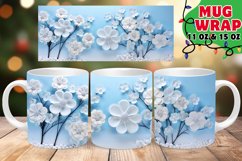 Snowy Euphoria Christmas Mug Sublimation, 11oz &amp; 15oz Product Image 1