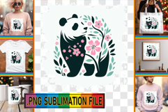 Vibrant TOTE BAG Magic PNG, Flower Animals Product Image 1