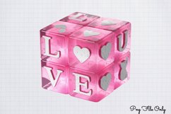 Retro Valentine Day Clipart PNG Product Image 1