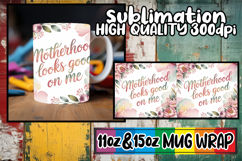 Radiant hearts 11oz 15oz sublimation wrap, Mother's Day Product Image 1