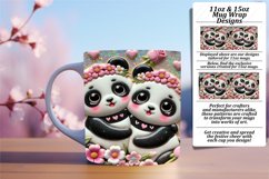 Joyful 15oz Mug Wrap Png Artwork , Sweet Animals Product Image 1