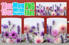 Blossom Burst Mug Wrap - Sublimate Delight Product Image 1