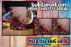 Enchanting evenings 11oz 15oz mug wrap, Leopard Prints Product Image 1