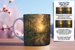 Serene Vista Mug Wrap: Sublimation - 11oz/15oz Product Image 1