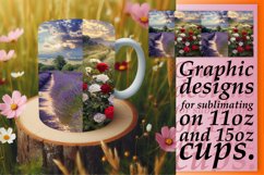 Nature’s Splendor Mug Wrap Sublimation 11oz/15oz Product Image 1