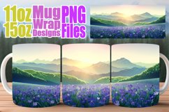 Beautiful Spring Scenic Mug Wrap - Sublimation Product Image 1