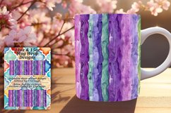 Flower &amp; Stripe Mug Wrap - Vibrant Spring Product Image 1