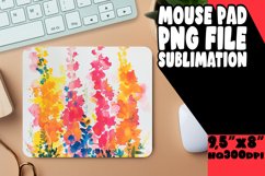 Pastel Spring Garden Delight Mouse Pad Product Image 1