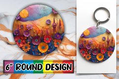 Charming Floral Keychain Design Product Image 1