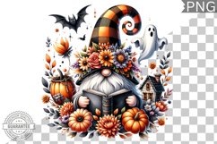 Halloween Gnome Sublimation - Clipart PNG Design Product Image 1