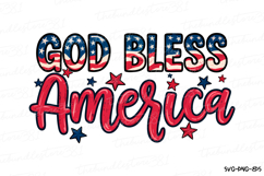 God bless America Svg | 4th of July Svg | Svg Cut File Product Image 1