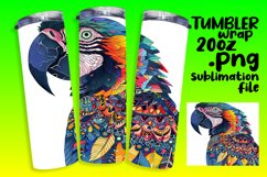 Tropical Feathers Tumbler Art Product Image 1