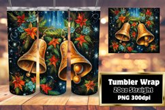 Vibrant 3D Winter Christmas Ornaments Tumbler 20oz Product Image 1