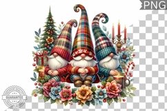 Christmas Gnome Sublimation - Clipart PNG Design Product Image 1