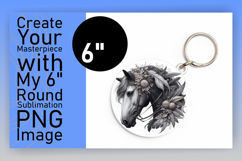 Cute Circle Design for Coasters , Horse Product Image 1