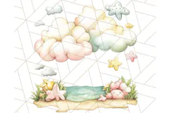 Under the Sea Nursery Clipart, Ocean Animals PNG Product Image 5