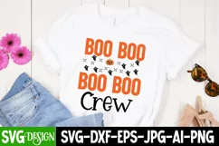 Boo Boo Crew SVG Cut File,Boo Boo Crew Sublimation Design Product Image 2