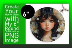 Bright Round Design Car Coaster , Fairy Product Image 1