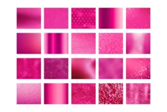 Hot Pink Digital Paper, Bright Pink Backgrounds, Fuchsia Product Image 2