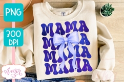 Mama sublimation PNG | Coquette Mom bow sublimation PNG Product Image 1