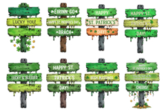 St Patricks Day Signs Clipart Product Image 8