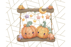 Halloween Neighborhood Clipart PNG for Trick or Treat Product Image 5