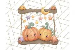 Halloween Neighborhood Clipart PNG for Trick or Treat Product Image 5