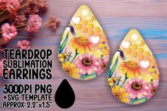 Bold Teardrop Design for DIY Projects , Bee Product Image 1