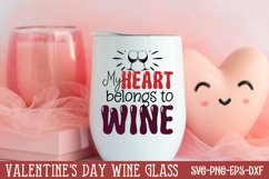 My heart belongs to wine SVG Product Image 2