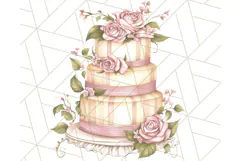 Pastel Tea Clip Art PNG with Sweets and Floral Accents Png Product Image 5