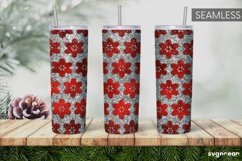 Christmas Glitter Tumbler Sublimation | PNG Bundle | Tumbler Product Image 10