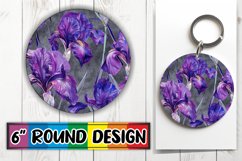Assortment of Floral Keychains and Coasters Product Image 1