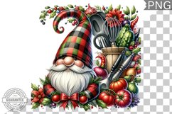 Christmas kitchen Gnome Sublimation - Clipart PNG Design Product Image 1
